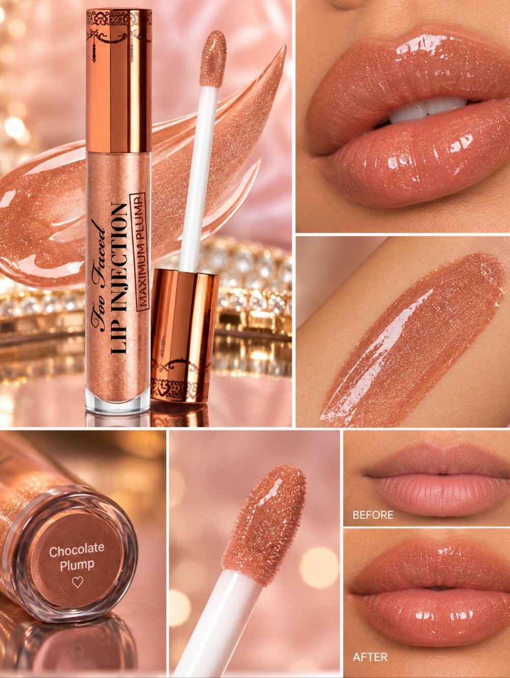 Too Faced Lip Injection Maximum Plump Lip Plumper - Chocolate Plump